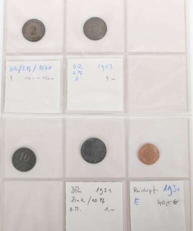 Sammlung Münzen Kaiserreich bis Drittes Reich, 51 variierend… - Foto 1