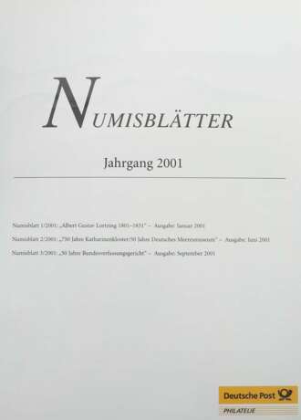 13 Nummisbriefe Deutschland, 1998-2001, Sterlingsilber 925,… - фото 2