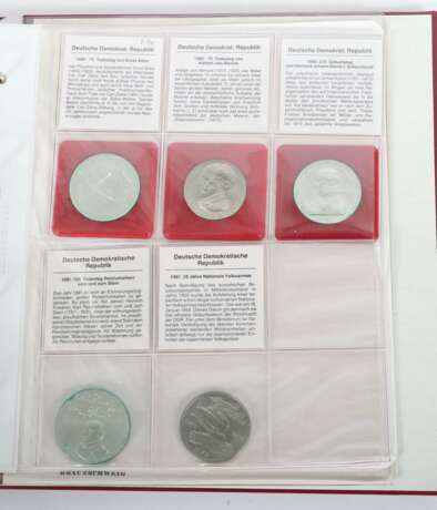 Sammlung DDR-Münzen 32 Münzen, verschiedene Nominale: 5/10/2… - photo 7