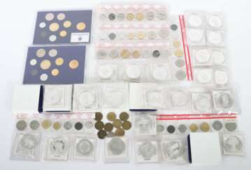 Sammlung Schilling-Münzen Österreich, u. a. 24x 500 Schillin…