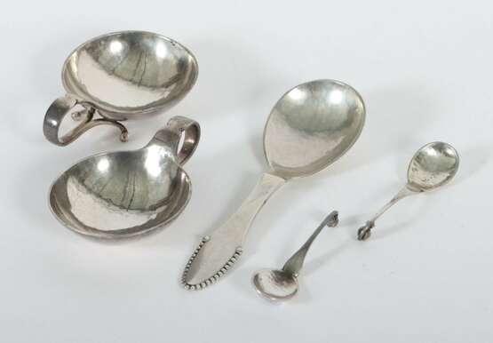 Konvolut Georg Jensen Dänemark, 1x dat. (19)21, Silber 925/8… - Foto 2