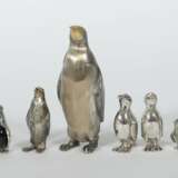 Sammlung Miniatur-Pinguine tls. Mexiko, 20. Jh., Silber/vers… - фото 1