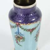 Feine Emaille-Vase wohl Skandinavien, 1901-21, Sterlingsilbe… - photo 3