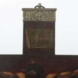 Wandkruzifix 18./19. Jh., der Korpus Christi im Dreinageltyp… - Foto 2