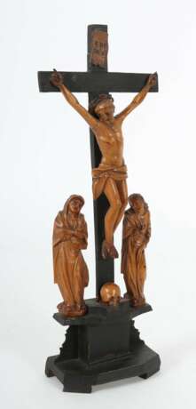 Bildschnitzer des 18. Jh. ''Kreuzigungsgruppe'', Holz geschn… - photo 2