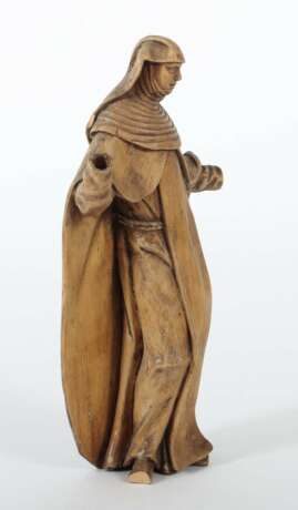 Bildschnitzer des 18./19. Jh. ''Heilige Nonne'', Holz geschn… - Foto 3