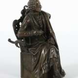 Bildhauer des 19. Jh. ''Wissenschaftler'', Bronze, patiniert… - photo 2