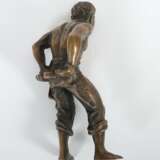 Bildhauer des 19./20. Jh. ''Sklave'', Bronze, patiniert, vol… - photo 2