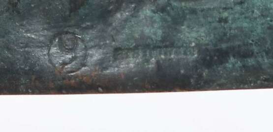 Künstler des 20./21. Jh. ''Leonardo da Vinci'', Bronze patin… - photo 4
