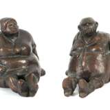 Bildhauer des 20. Jh. ''Sitzendes Paar'', Bronze patiniert,… - фото 1