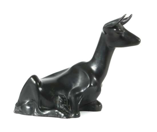 Bildhauer des 20. Jh. ''Antilope'', Bronze, patiniert, vollp… - фото 1