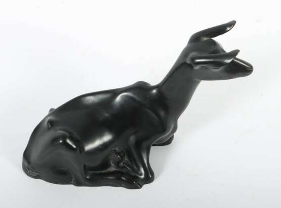 Bildhauer des 20. Jh. ''Antilope'', Bronze, patiniert, vollp… - photo 2