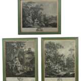 Boucher, Francois nach 1703 - 1770. 3 Original Kupferstiche,… - Foto 1