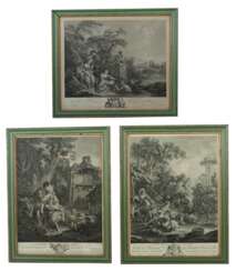 Boucher, Francois nach 1703 - 1770. 3 Original Kupferstiche,…