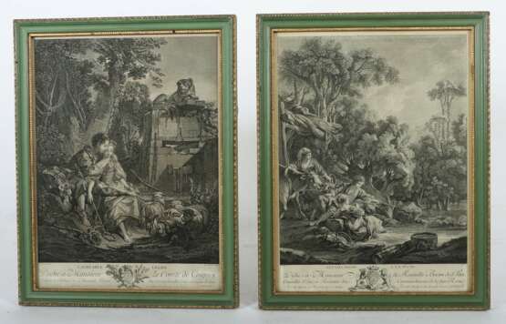 Boucher, Francois nach 1703 - 1770. 3 Original Kupferstiche,… - photo 2