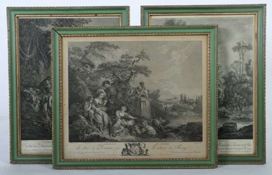 Boucher, Francois nach 1703 - 1770. 3 Original Kupferstiche,… - фото 3