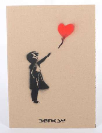 Banksy 1974. ''The Ballon Girl'', verso handschriftlich bez.… - photo 2