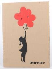 Banksy 1974. ''Floating Ballon Girl'', verso handschriftlich…