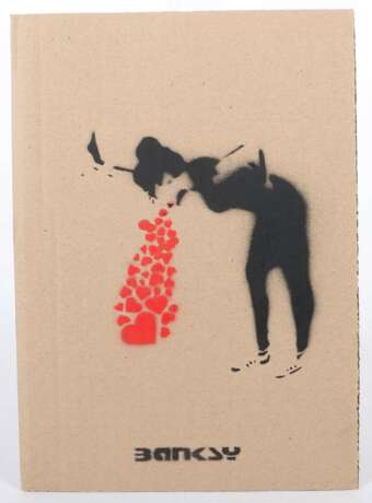 Banksy 1974. ''Girl pucking hearts'', verso handschriftlich… - фото 1