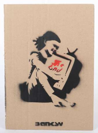 Banksy 1974. ''The End'', verso handschriftlich bez., dat. '… - photo 1
