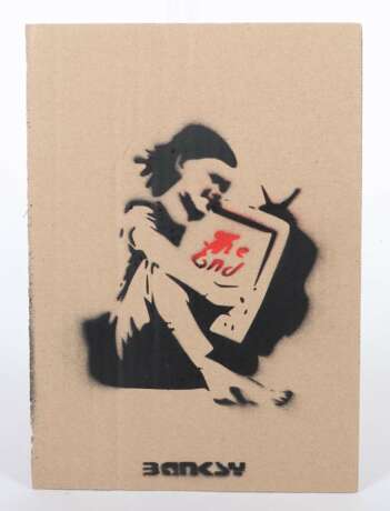 Banksy 1974. ''The End'', verso handschriftlich bez., dat. '… - photo 2