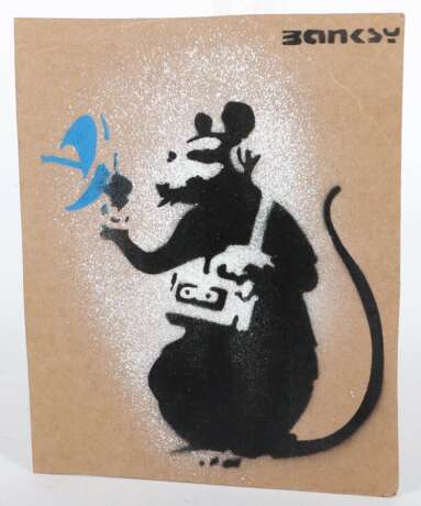 Banksy 1974. ''Radar Rat'', verso handschriftlich bez., dat.… - фото 1