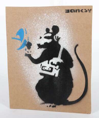 Banksy 1974. ''Radar Rat'', verso handschriftlich bez., dat.… - фото 2