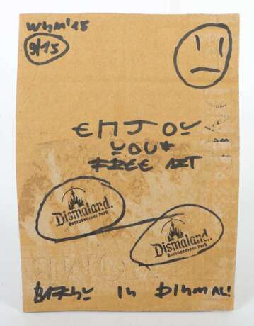 Banksy 1974. ''Vogel'', verso handschriftlich bez., dat. '15… - photo 3