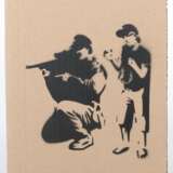 Banksy 1974. ''Police sniper'', verso handschriftlich bez.,… - photo 1