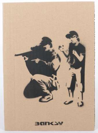 Banksy 1974. ''Police sniper'', verso handschriftlich bez.,… - photo 1