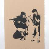 Banksy 1974. ''Police sniper'', verso handschriftlich bez.,… - photo 2