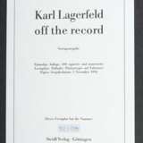 Lagerfeld, Karl Hamburg 1933 - 2019 Paris, Modeschöpfer und… - фото 2