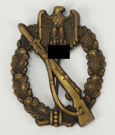 Infanterie-Sturmabzeichen, Bronze - hohl. - Foto 1