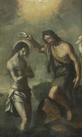 Kirchenmaler des 17./18. Jh. ''Taufe Christi'', biblische Sz… - photo 1