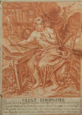 Maler des 18. Jh. ''Heiliger Hieronymus'', Darstellung des s… - photo 1