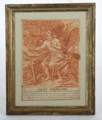 Maler des 18. Jh. ''Heiliger Hieronymus'', Darstellung des s… - фото 2
