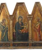 Обзор. Maler des 18./19. Jh. ''Maria mit Jesuskind'', flankiert von…