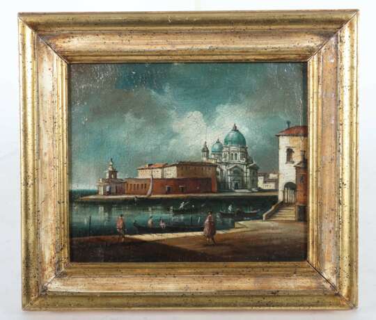 Maler des 19. Jh. ''Venedig'', Blick auf die Kirche Santa Ma… - photo 2