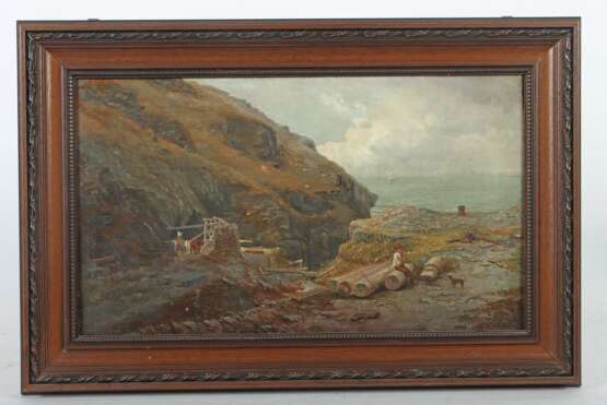 Holland, John (?) 1830 - 1886, britischer Maler. ''Küstenpar… - photo 2