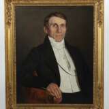 Maler des 19. Jh. ''Herrenporträt'', Halbbildnis in dunkler… - фото 2