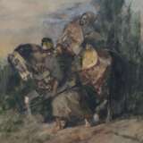 Maler des 19. Jh. ''Auf der Jagd'', Darstellung zweier orien… - photo 1