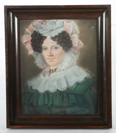 Maler des 19. Jh. ''Caroline Freifrau von Werthern'', Halbpo… - photo 2