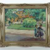 Glamann, Valeska 1872 - 1932, deutsche Malerin. ''Im Park'',… - фото 2