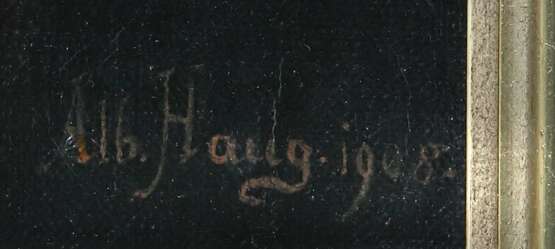 Haug, Albert Maler des 19./20. Jh.. ''King Charles Spaniel''… - фото 3