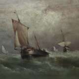 Lamois französischer Maler des 19./20. Jh.. Paar maritime Da… - фото 2