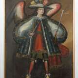 Maler des 19. Jh. ''Engel mit Gewehr'', ganzfigurige Darstel… - Foto 2