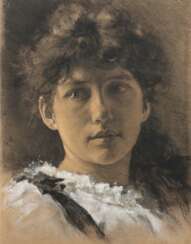 Maler des 19./20. Jh. ''Junges Mädchen'', Porträt eines Mädc…