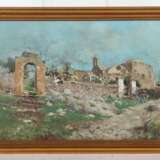 Maler des 19./20. Jh. ''Capri'', Blick auf eine Kirche mit P… - photo 2