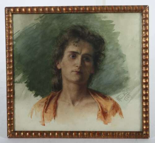 Riedel, F. Künstler des 19./20. Jh.. ''Damenporträt'', Bildn… - photo 2