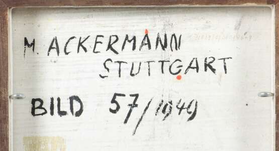 Ackermann, Max Berlin 1887 - 1975 Unterlengenhardt, Maler un… - photo 7